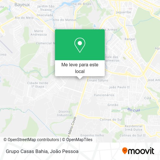 Grupo Casas Bahia mapa