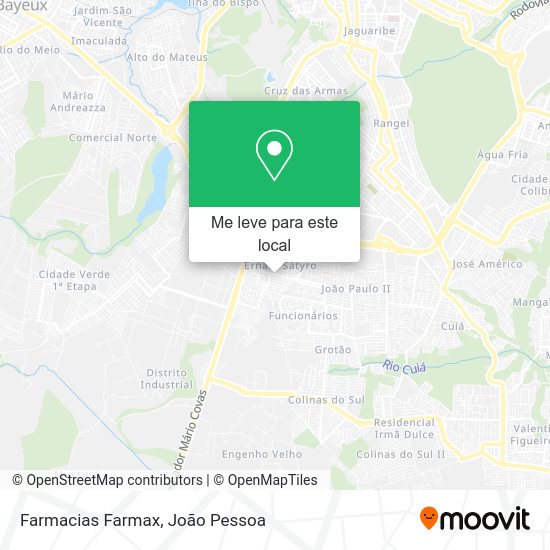 Farmacias Farmax mapa