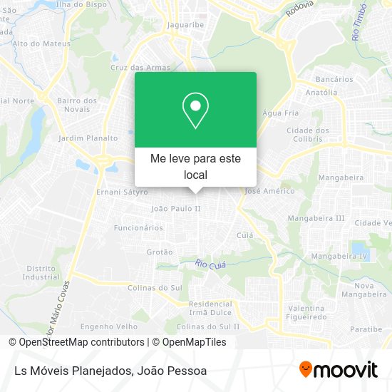 Ls Móveis Planejados mapa
