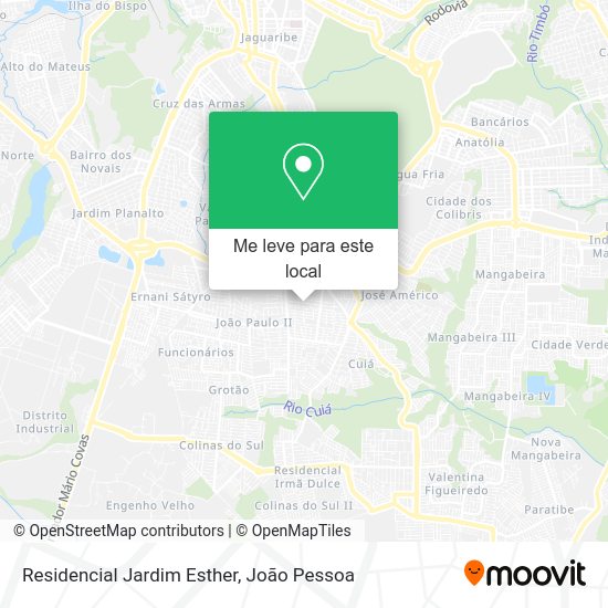 Residencial Jardim Esther mapa