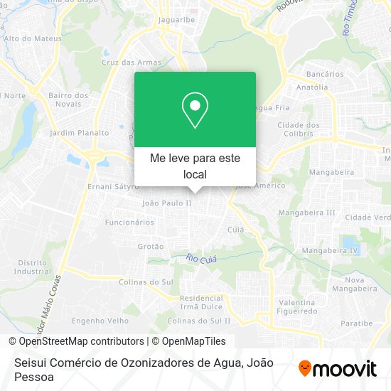 Seisui Comércio de Ozonizadores de Agua mapa