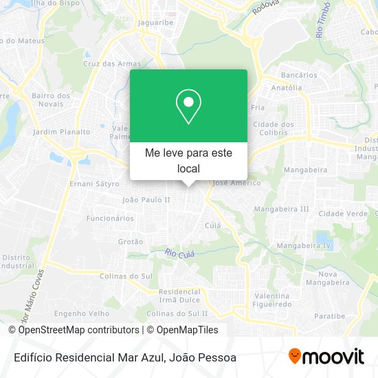 Edifício Residencial Mar Azul mapa