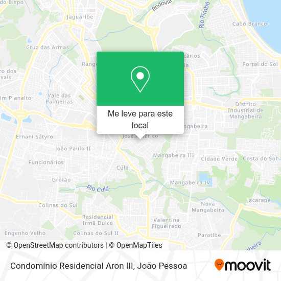 Condomínio Residencial Aron III mapa