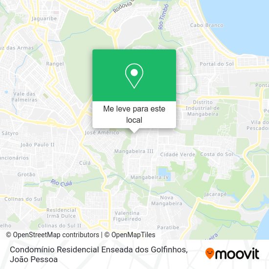 Condomínio Residencial Enseada dos Golfinhos mapa