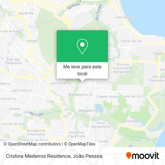 Cristina Medeiros Residence mapa