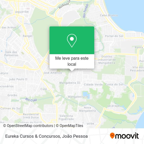 Eureka Cursos & Concursos mapa
