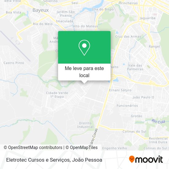 Eletrotec Cursos e Serviços mapa