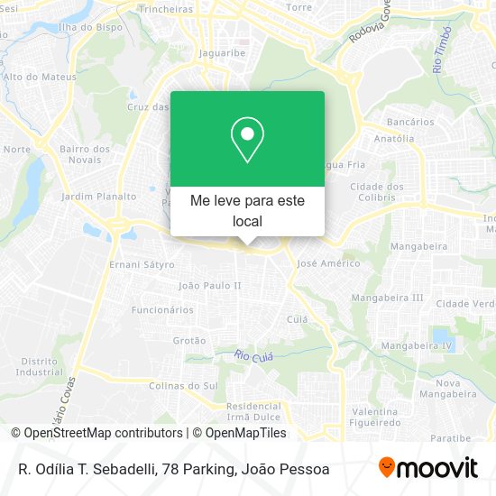 R. Odília T. Sebadelli, 78 Parking mapa