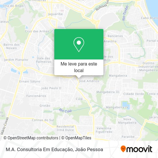 M.A. Consultoria Em Educação mapa