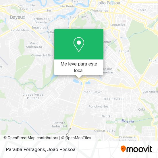 Paraíba Ferragens mapa