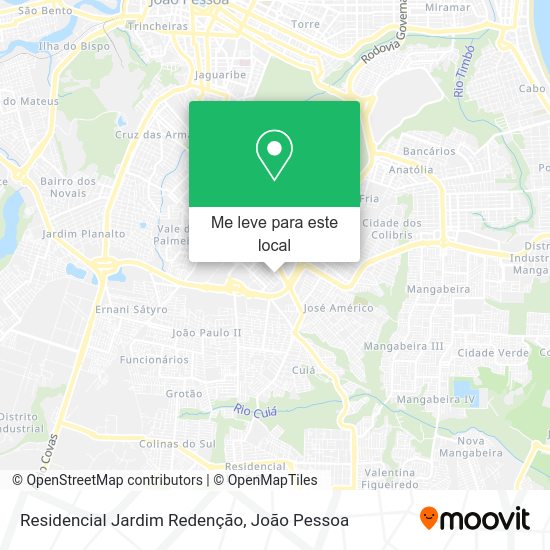 Residencial Jardim Redenção mapa