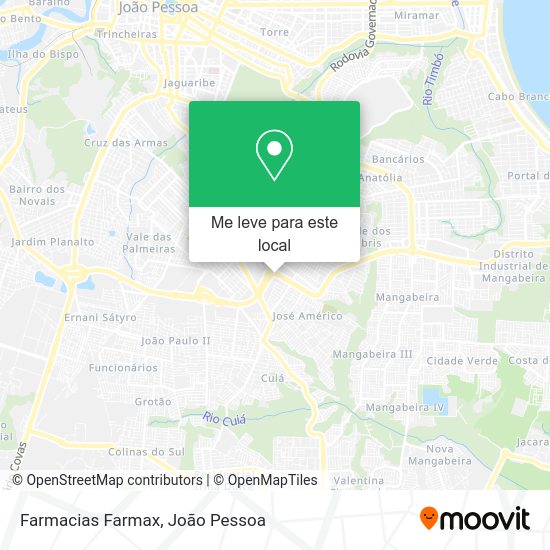 Farmacias Farmax mapa