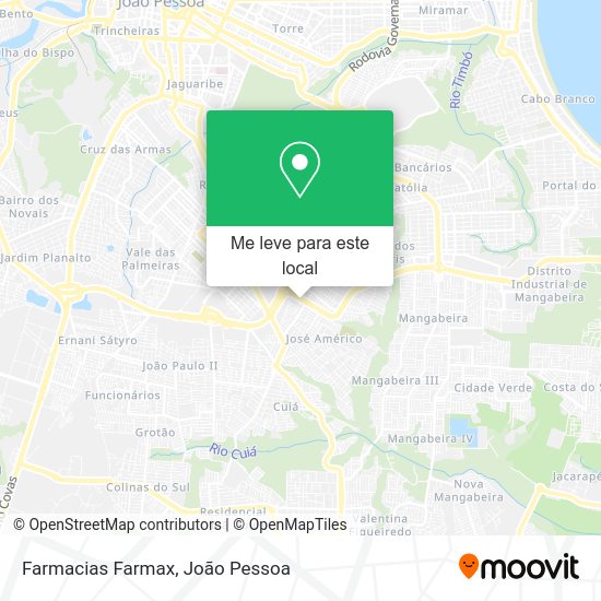 Farmacias Farmax mapa