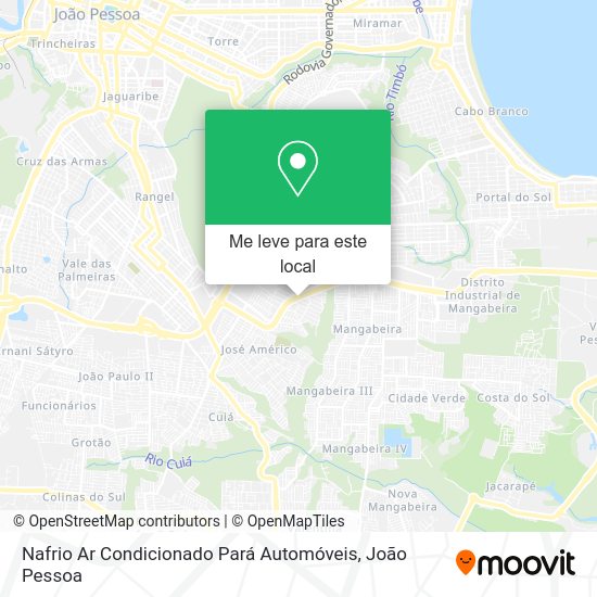 Nafrio Ar Condicionado Pará Automóveis mapa