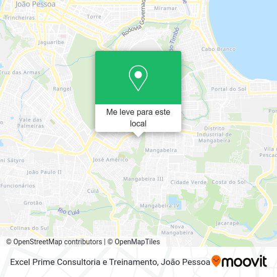 Excel Prime Consultoria e Treinamento mapa