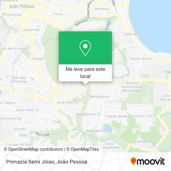 Primazia Semi Jóias mapa