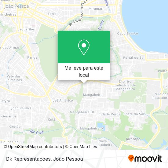 Dk Representações mapa