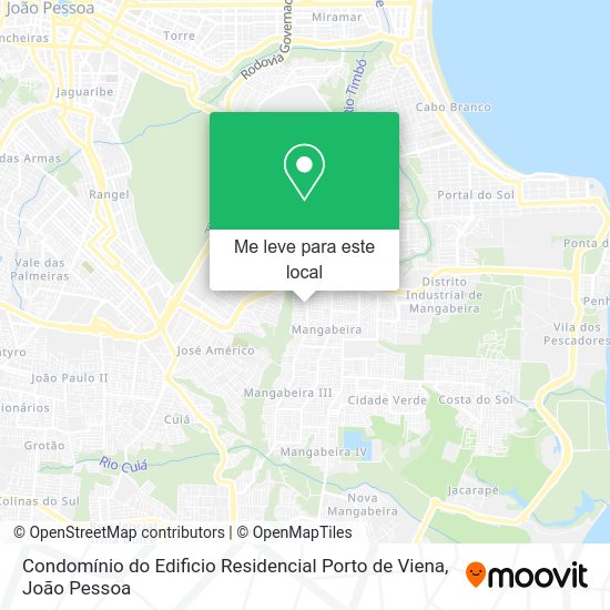 Condomínio do Edificio Residencial Porto de Viena mapa