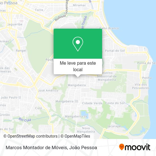 Marcos Montador de Móveis mapa