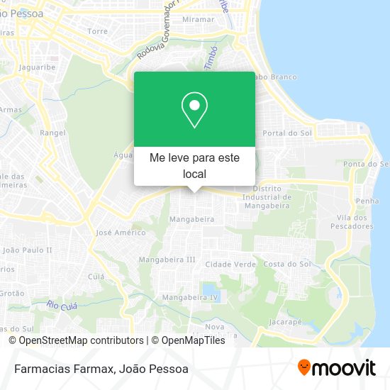 Farmacias Farmax mapa