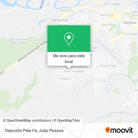 Deposito Pela Fé mapa