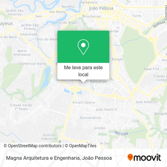 Magna Arquitetura e Engenharia mapa