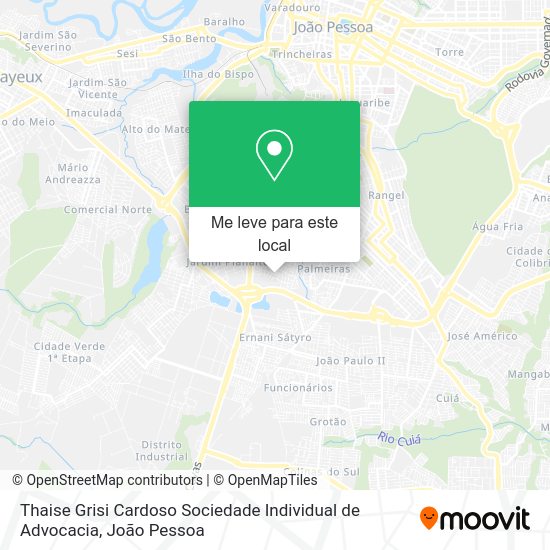 Thaise Grisi Cardoso Sociedade Individual de Advocacia mapa