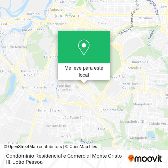 Condomínio Residencial e Comercial Monte Cristo III mapa