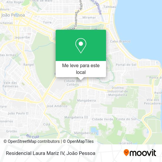 Residencial Laura Mariz IV mapa