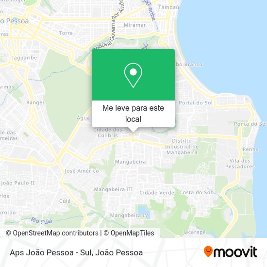 Aps João Pessoa - Sul mapa