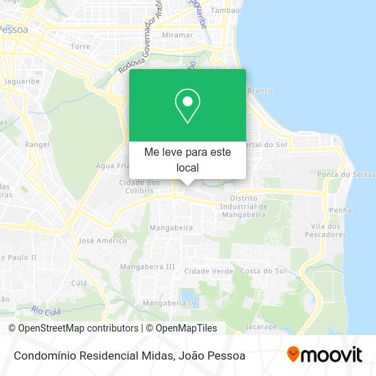 Condomínio Residencial Midas mapa
