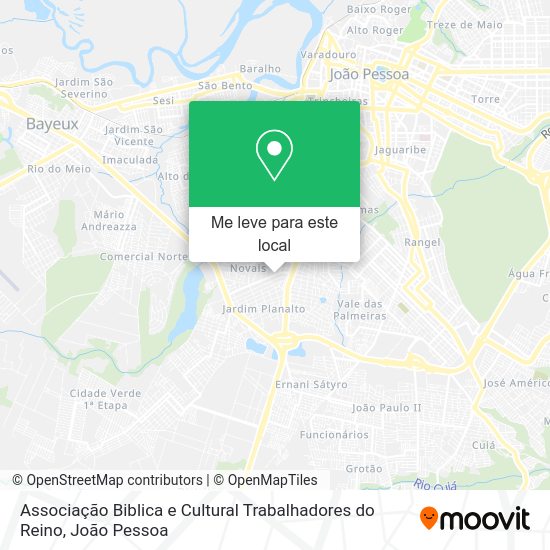 Associação Biblica e Cultural Trabalhadores do Reino mapa