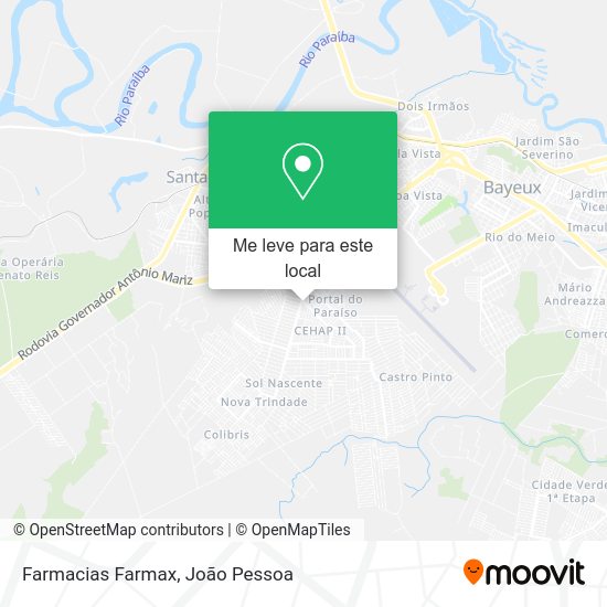 Farmacias Farmax mapa