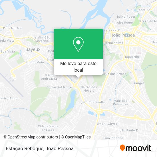 Estação Reboque mapa