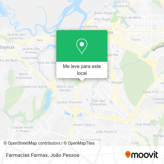 Farmacias Farmax mapa