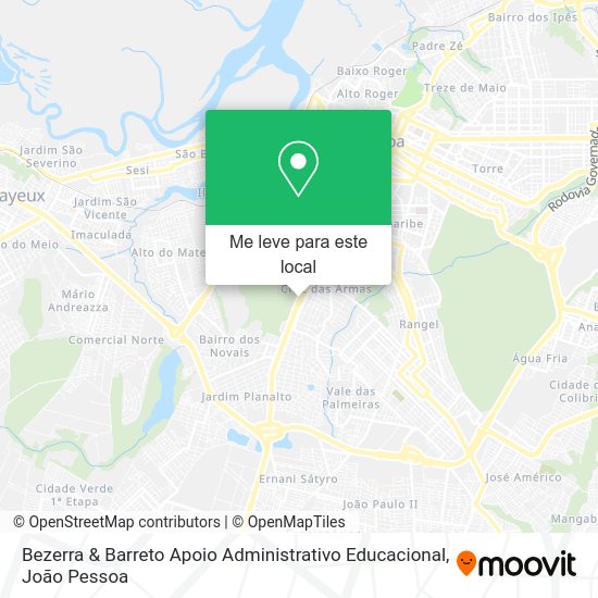 Bezerra & Barreto Apoio Administrativo Educacional mapa