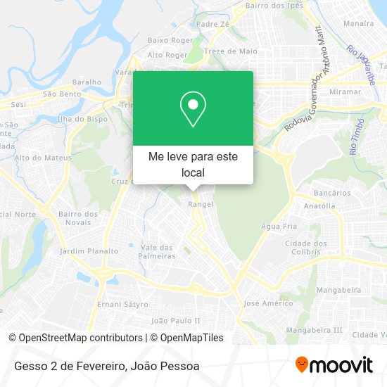 Gesso 2 de Fevereiro mapa