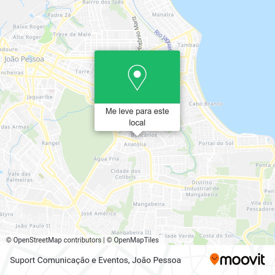 Suport Comunicação e Eventos mapa
