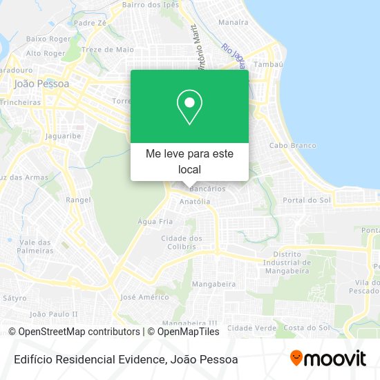 Edifício Residencial Evidence mapa