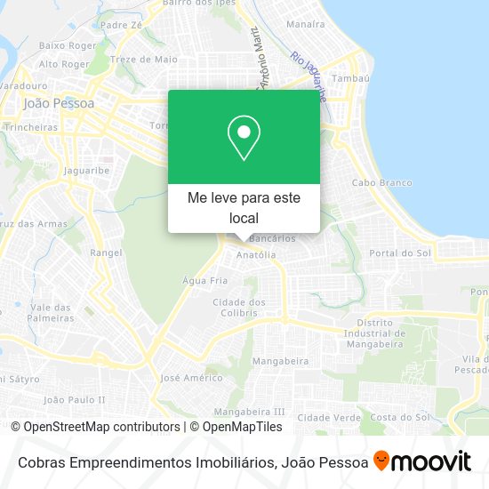 Cobras Empreendimentos Imobiliários mapa