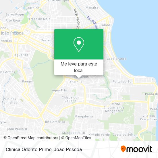 Clínica Odonto Prime mapa