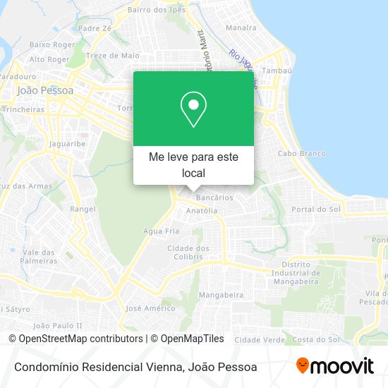 Condomínio Residencial Vienna mapa