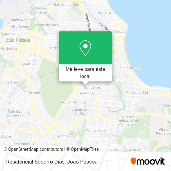 Residencial Socorro Dias mapa