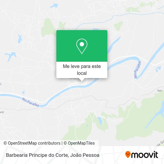 Barbearia Príncipe do Corte mapa