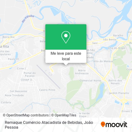 Remaque Comércio Atacadista de Bebidas mapa