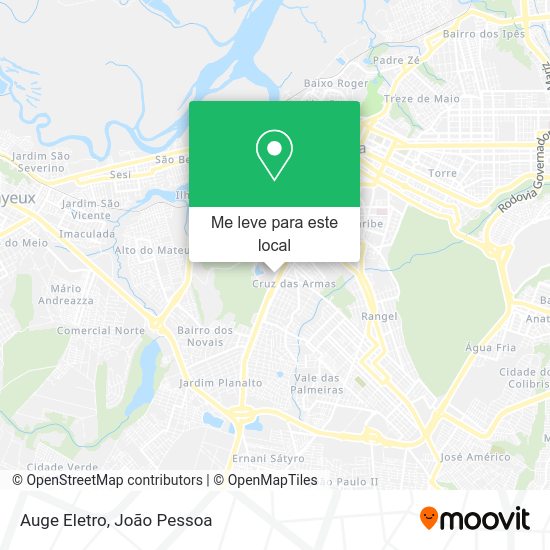 Auge Eletro mapa