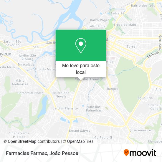 Farmacias Farmax mapa