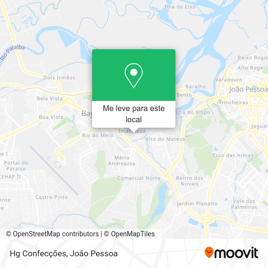 Hg Confecções mapa