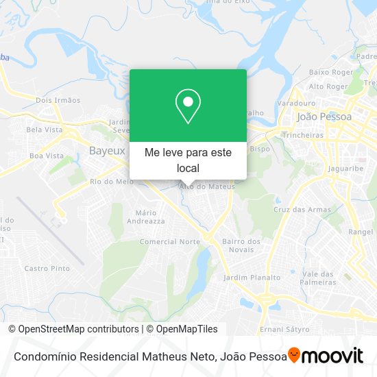 Condomínio Residencial Matheus Neto mapa