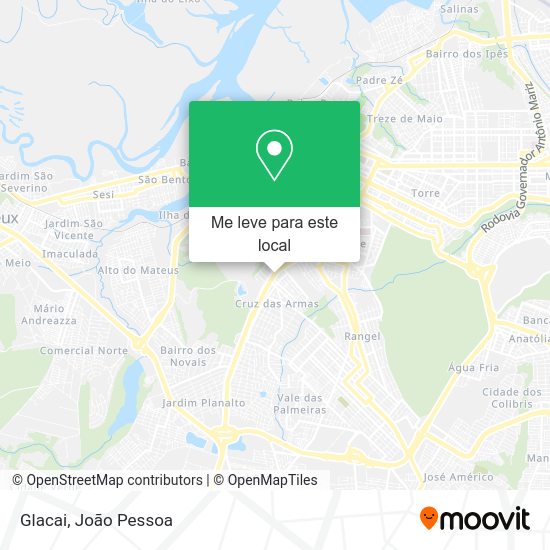 Glacai mapa